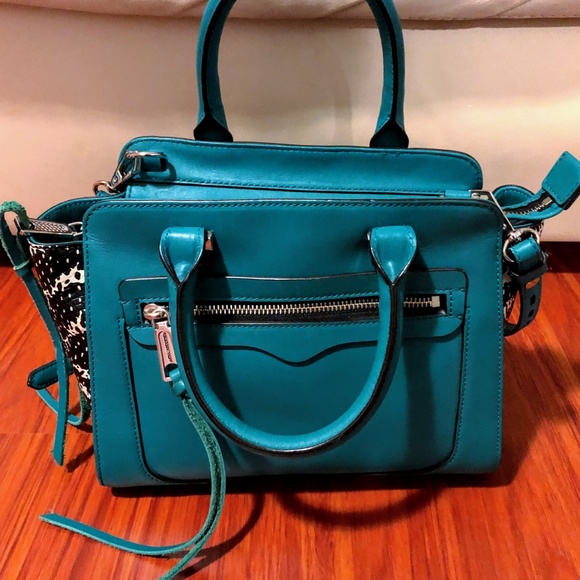 Rebecca Minkoff Mini Avery Tote in Teal - Picture 5 of 8